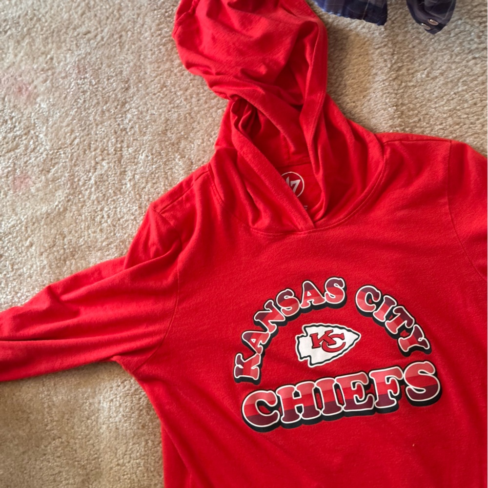 Ladies long sleeve KC chiefs T-shirt